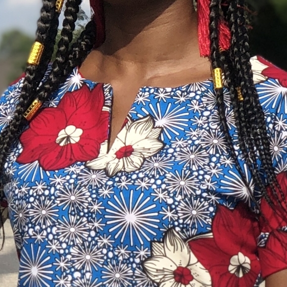 Asymmetric ruffle hem shift dress - Picture 5 of 8